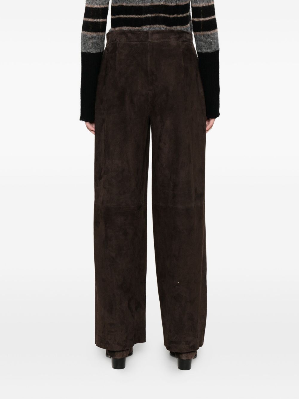Via Masini 80 Trousers Brown