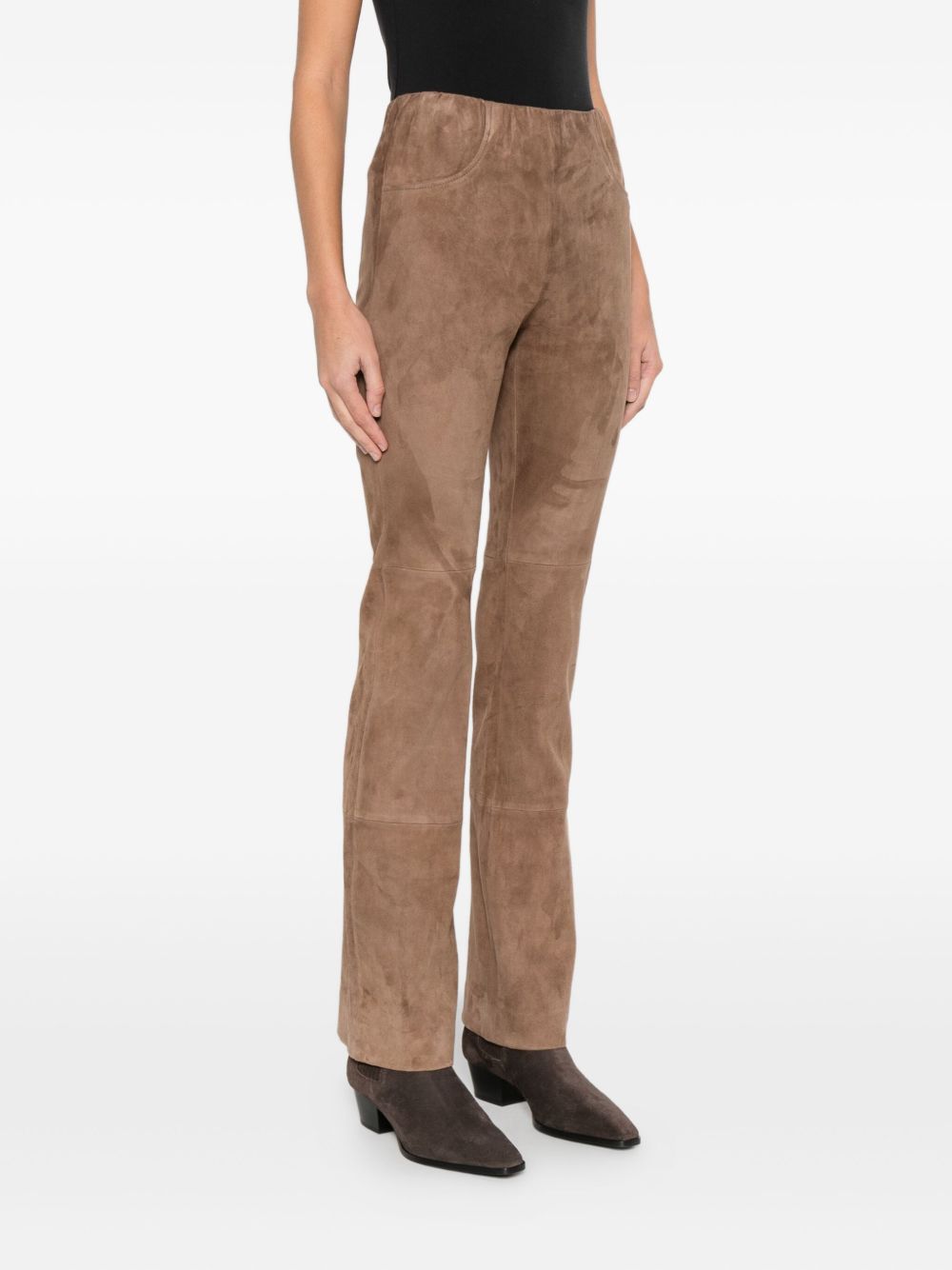 Via Masini 80 Trousers Brown
