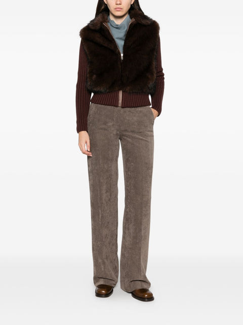 Via Masini 80 Velvet Trousers