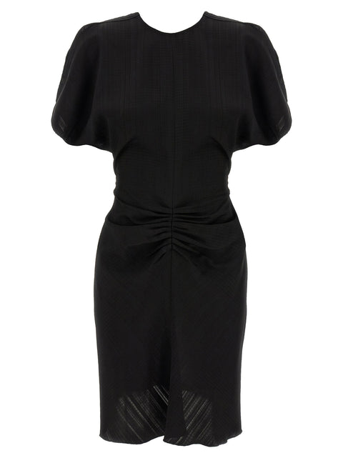 Victoria Beckham Gathered Waist Mini Dress
