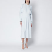 Victoria Beckham Ice blue Dolman midi dress