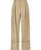 Victoria Beckham Maxi Turn-up Pants