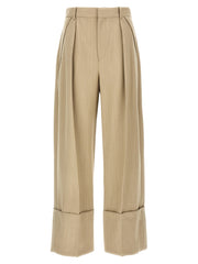 Victoria Beckham Maxi Turn-up Pants