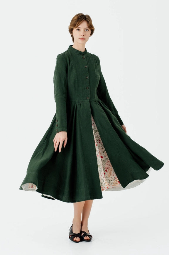 Victorian Coat Evergreen-Coat-Son de Flor-M-Evergreen-Urbanheer