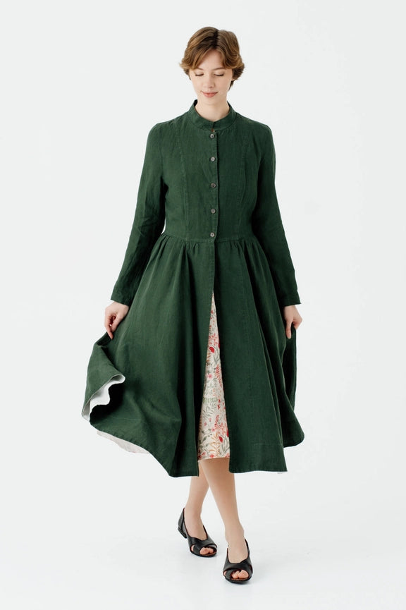 Victorian Coat Evergreen-Coat-Son de Flor-M-Evergreen-Urbanheer