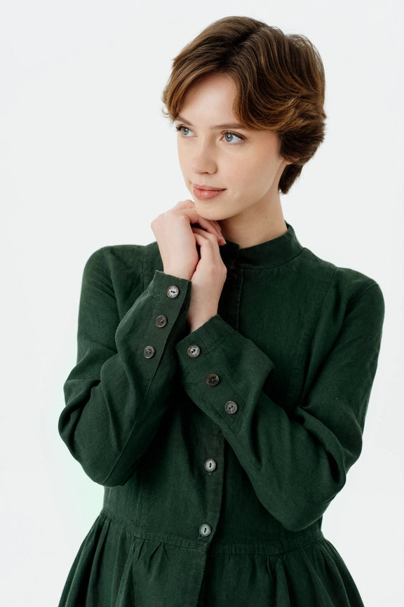 Victorian Coat Evergreen-Coat-Son de Flor-M-Evergreen-Urbanheer