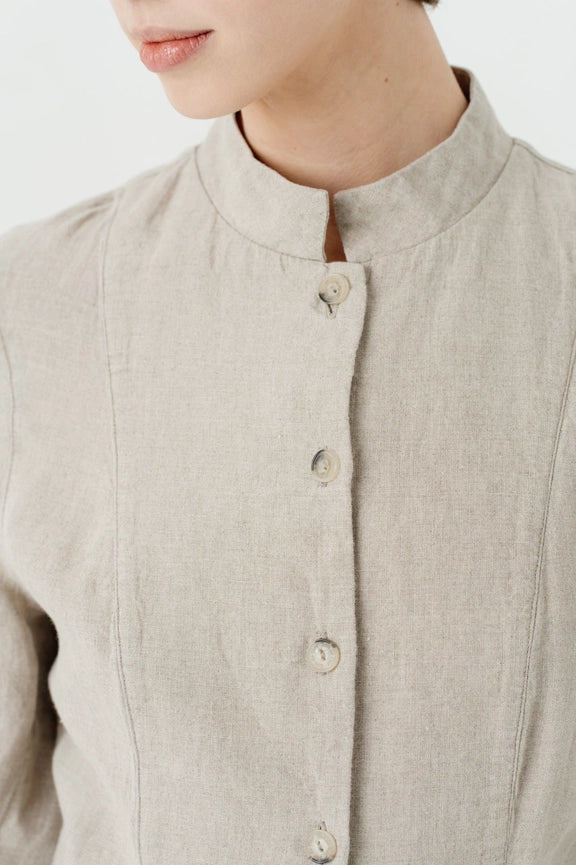 Victorian Coat Natural Linen-Coat-Son de Flor-XS-Natural Linen-Urbanheer