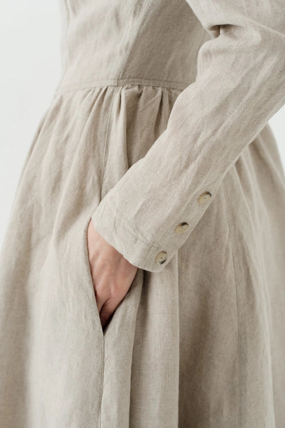 Victorian Coat Natural Linen-Coat-Son de Flor-XS-Natural Linen-Urbanheer
