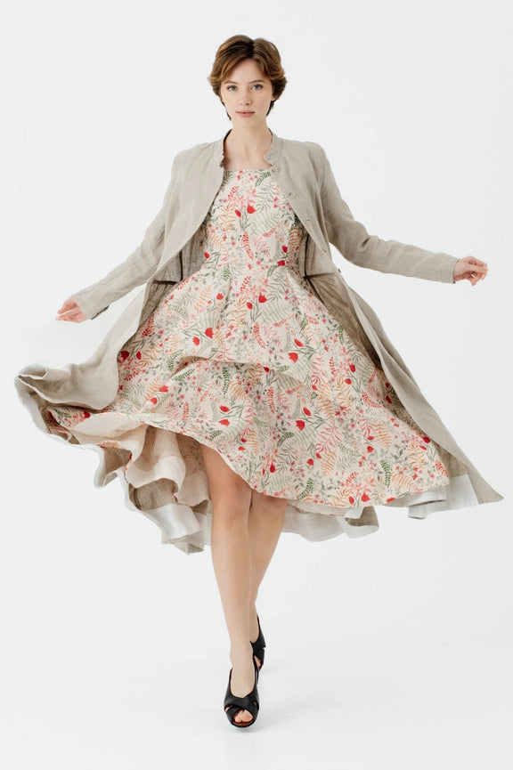 Victorian Coat Natural Linen-Coat-Son de Flor-XS-Natural Linen-Urbanheer