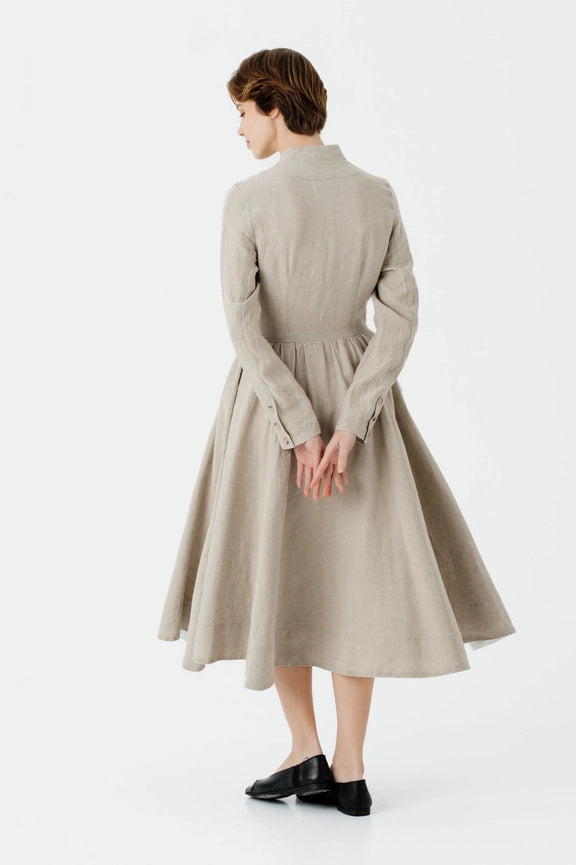 Victorian Coat Natural Linen-Coat-Son de Flor-XS-Natural Linen-Urbanheer