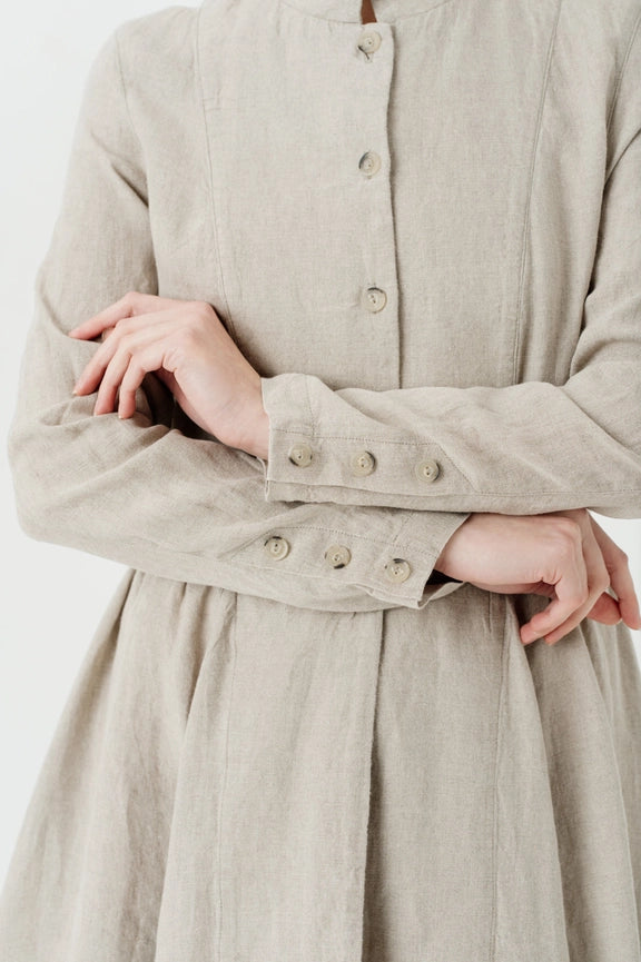 Victorian Coat Natural Linen-Coat-Son de Flor-XS-Natural Linen-Urbanheer