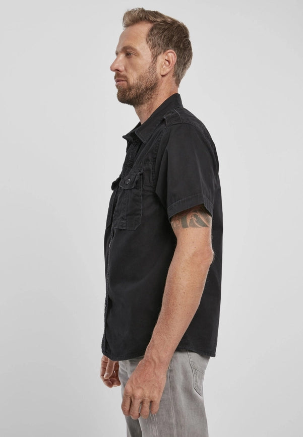 Vintage Shirt Shortsleeve black-Shirt-Norvine-S-black-Urbanheer