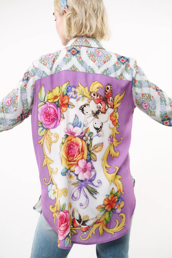 Violet Shirt-Shirt-Aratta-S-Soft Slate-Urbanheer