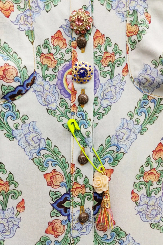 Violet Shirt-Shirt-Aratta-S-Soft Slate-Urbanheer