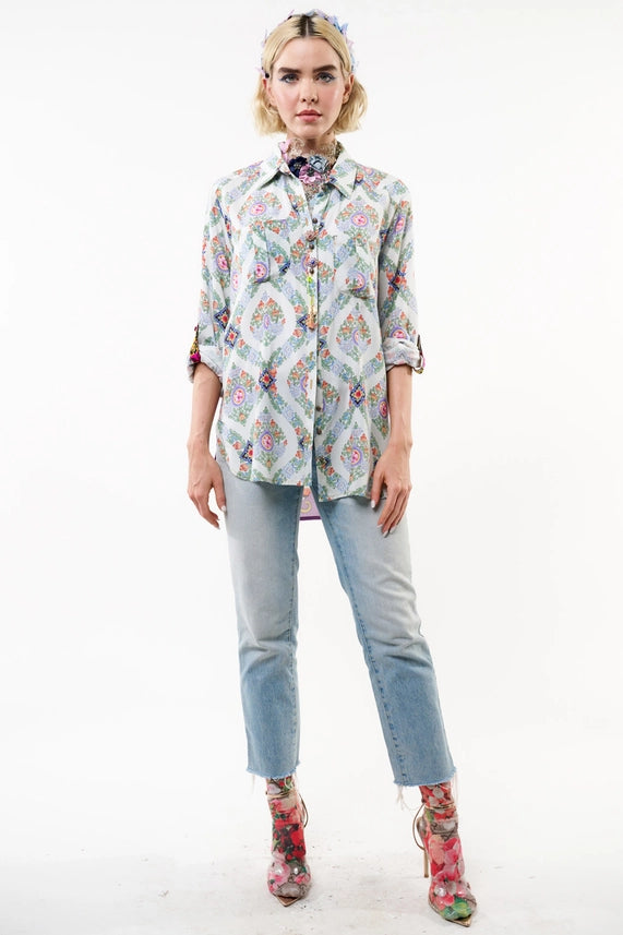 Violet Shirt-Shirt-Aratta-S-Soft Slate-Urbanheer