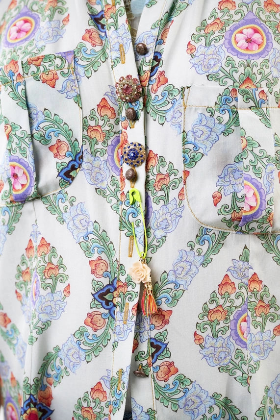 Violet Shirt-Shirt-Aratta-S-Soft Slate-Urbanheer