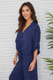 Viscose Front Tie Button Down Shirts-Shirts-MILIO MILANO-XS-CRUB-Urbanheer