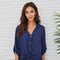 Viscose Front Tie Button Down Shirts-Shirts-MILIO MILANO-XS-CRUB-Urbanheer