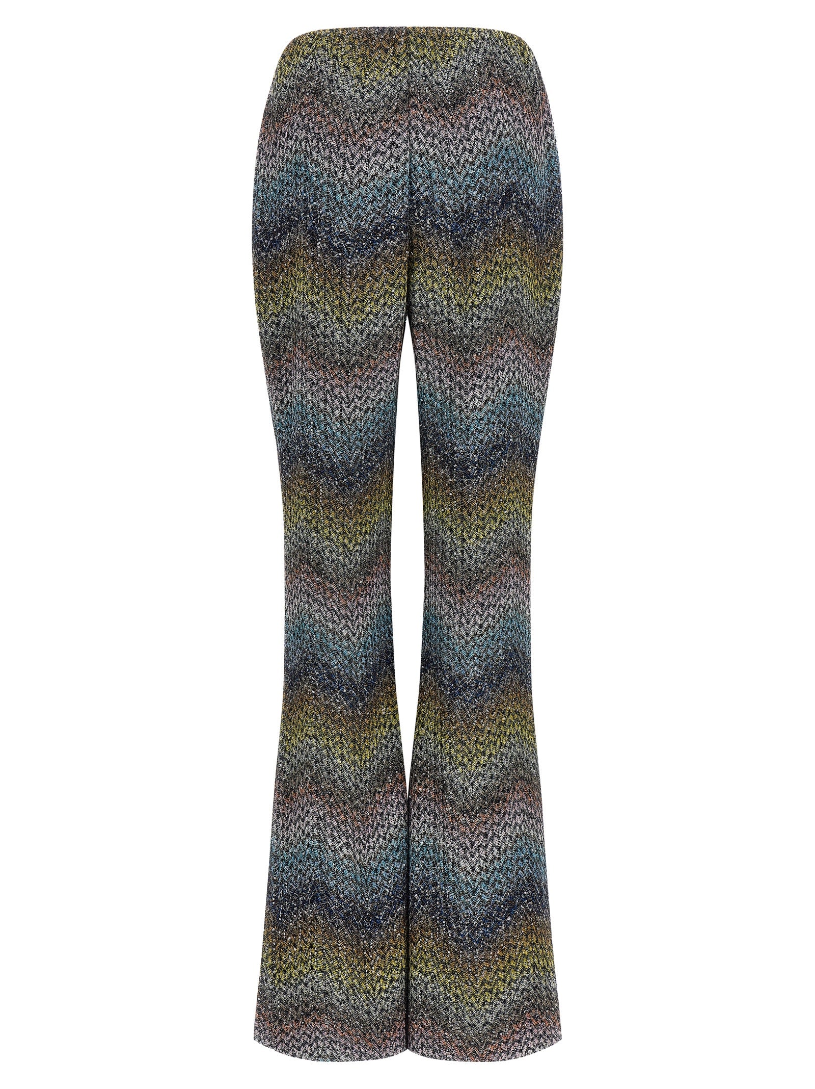 Viscose Lamé Breathable Comfort Trousers for Everyday Wear