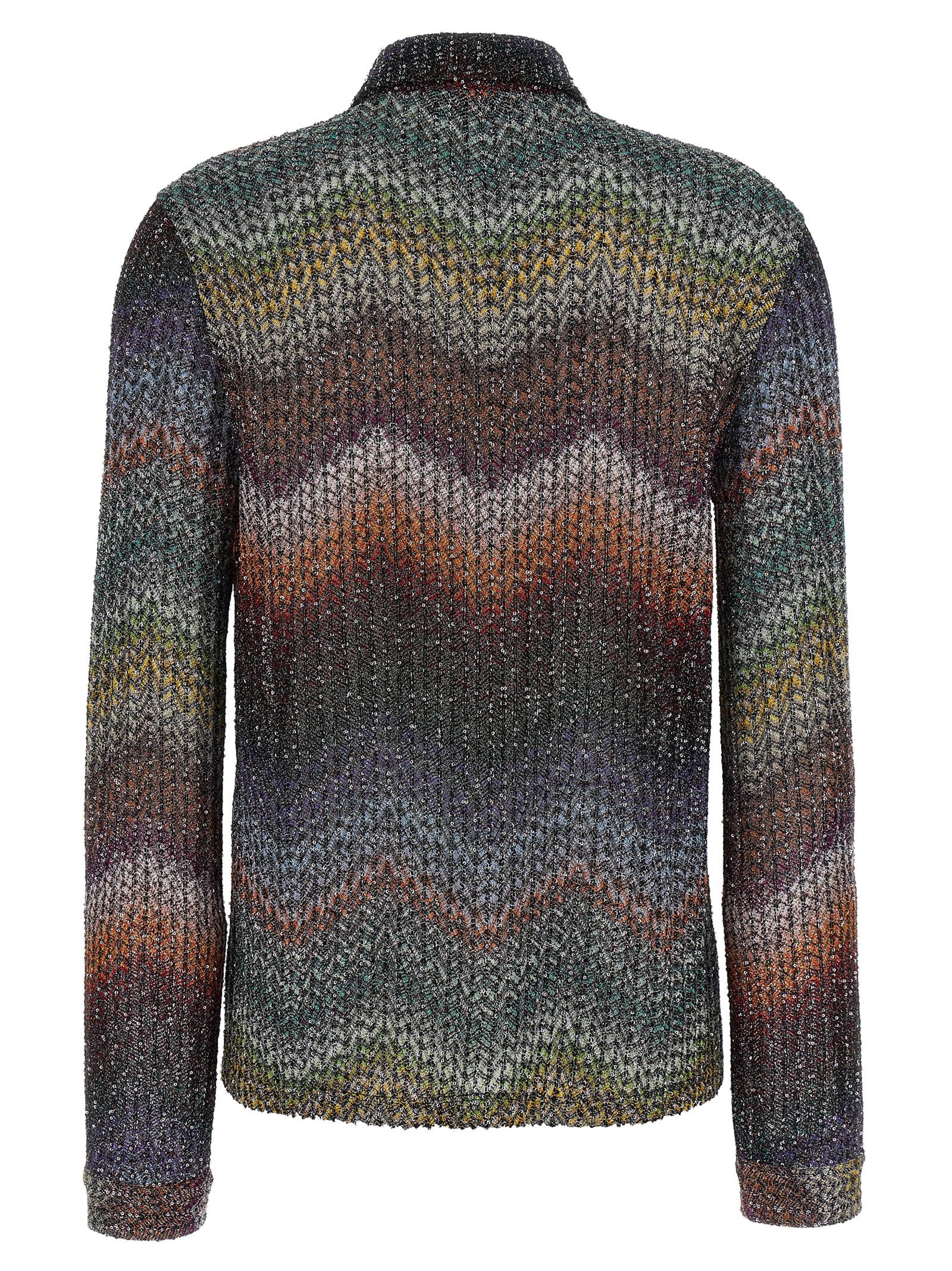 Viscose Lamé Sequin Shirt for Breathable Comfort