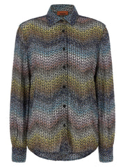 Viscose Lamé Sequin Shirt for Comfort