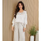 Viscose Long Sleeve with Smoked Cuff Beige-Shirt-MILIO MILANO-XS-Beige-Urbanheer