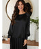 Viscose Long Sleeve with Smoked Cuff Black-Shirt-MILIO MILANO-XS-Black-Urbanheer