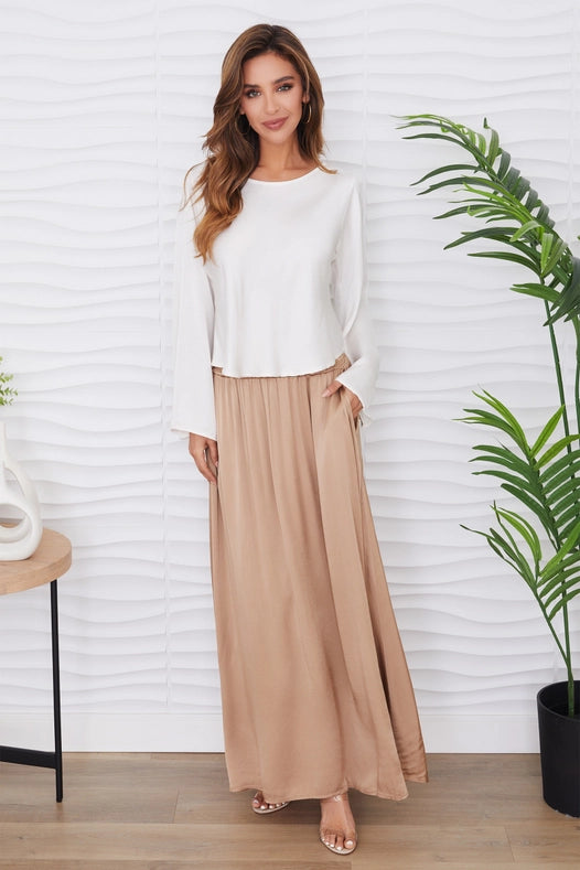 Viscose Silky Maxi Skirt-SKIRT-MILIO MILANO-XS-Urbanheer
