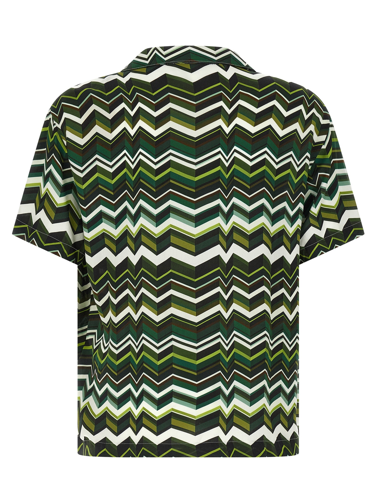 Viscose Zigzag Summer Shirt for Comfort