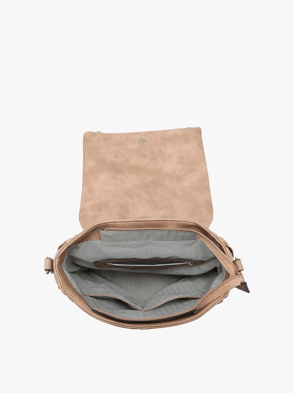 Vivian Distressed Convertible Backpack-Backpack-Jen & Co.-Black-Length: 13 inches -Height: 15 inches -Depth: 4.5 inches-Urbanheer