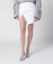 Vivienne Westwood Asymmetrical white mini skirt in cotton blend