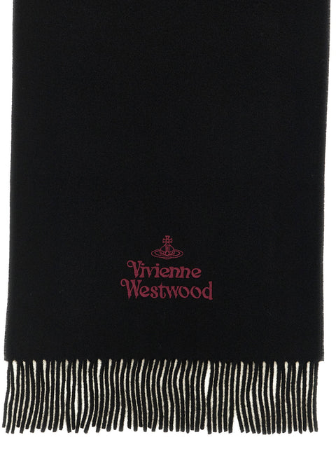 Vivienne Westwood Logo Embroidery Scarf