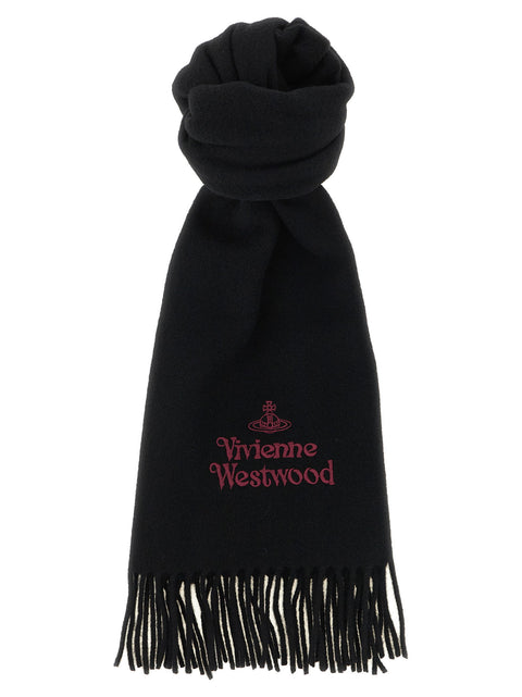 Vivienne Westwood Logo Embroidery Scarf