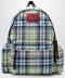Vivienne Westwood Medium backpack with George check pattern and logo