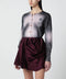 Vivienne Westwood Pink/black dégradé-effect cardigan