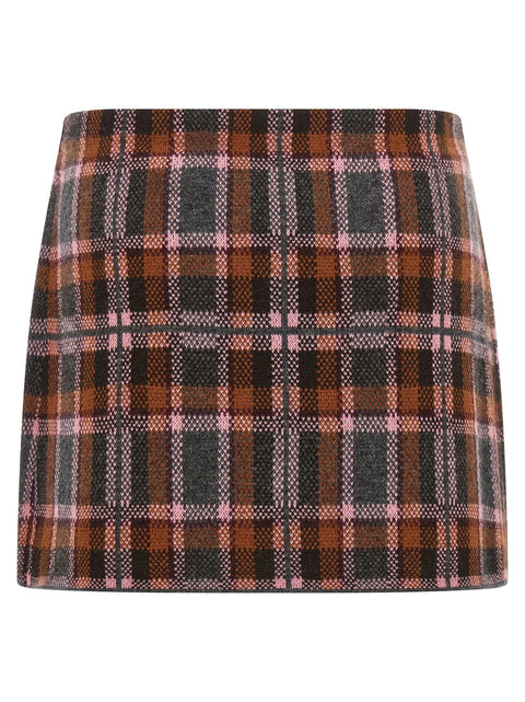 Guest In Residence Tartan Skirt