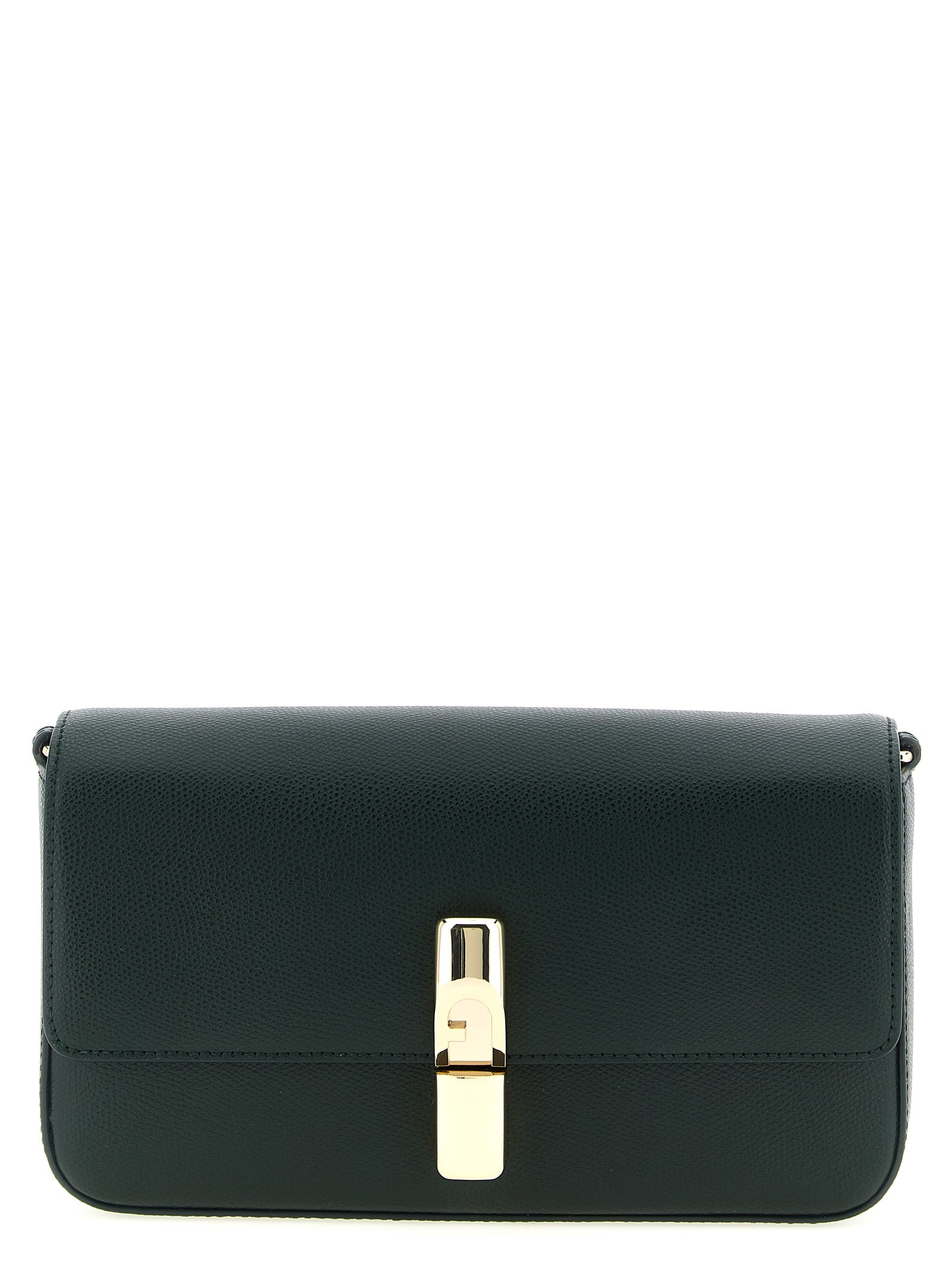 Small Hammered Leather Crossbody Bag