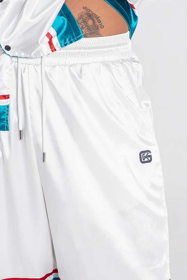 WHITE CUBANITO SHORTS-Shorts-Gianni Kavanagh-Urbanheer