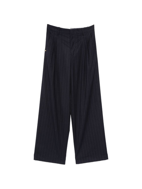 WHITE SAND Trousers BLACK