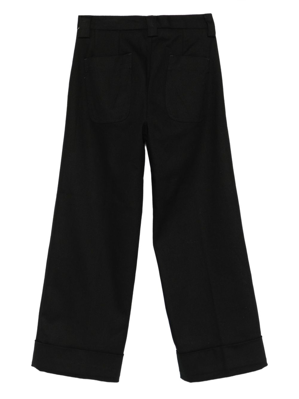 WHITE SAND Trousers Black