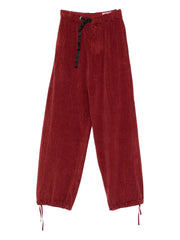 WHITE SAND Trousers Bordeaux