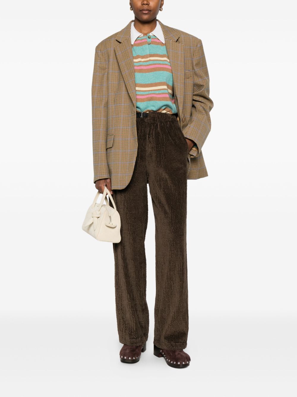 WHITE SAND Trousers Brown