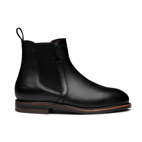 WOMEN STEEL TOE CHELSEA BOOT ICON BLACK-Chelsea Boots-Proxon Premium Workwear-5 US-Urbanheer