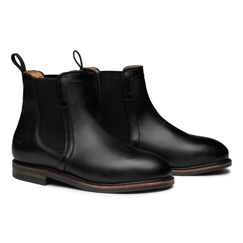 WOMEN STEEL TOE CHELSEA BOOT ICON BLACK-Chelsea Boots-Proxon Premium Workwear-5 US-Urbanheer