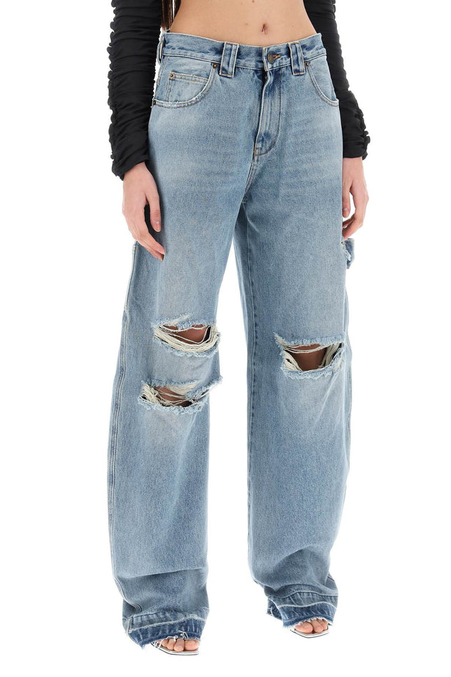 Darkpark Audrey Cargo Jeans With Rips-DARKPARK-Urbanheer