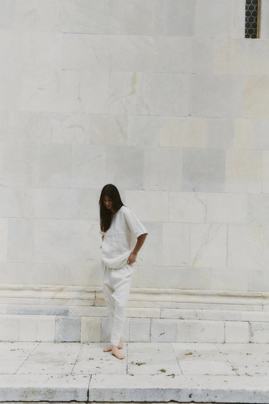 Wabi Sabi Linen Trousers-Trousers-A Perfect Nomad-XS/S-WHITE-Urbanheer