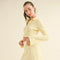 Waffle Knit Bell Sleeve Top And Skirt Set Yellow-Set-Kimberly C-S-Urbanheer