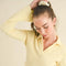 Waffle Knit Bell Sleeve Top And Skirt Set Yellow-Set-Kimberly C-S-Urbanheer