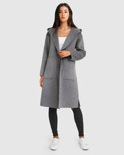 Walk This Way Wool Blend Oversized Coat-Coat-Belle & Bloom-S-Urbanheer