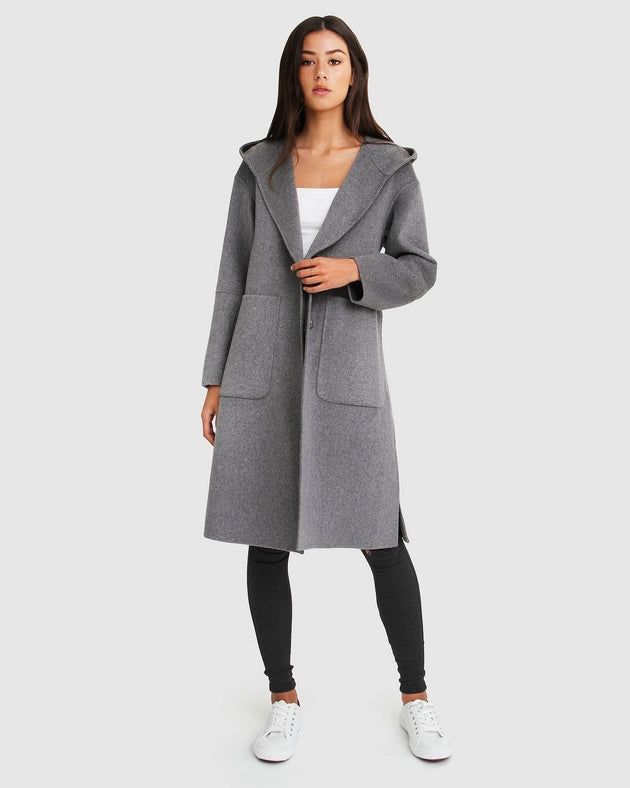 Walk This Way Wool Blend Oversized Coat-Coat-Belle & Bloom-S-Urbanheer
